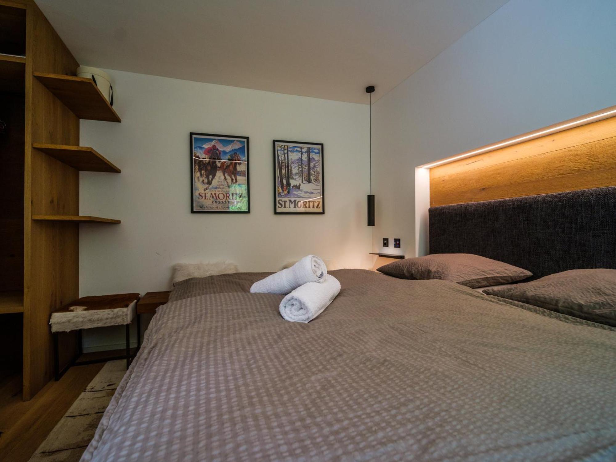 Luxury Mountain Apartment With Private Sauna And Underground Parking Санкт-Мориц Экстерьер фото